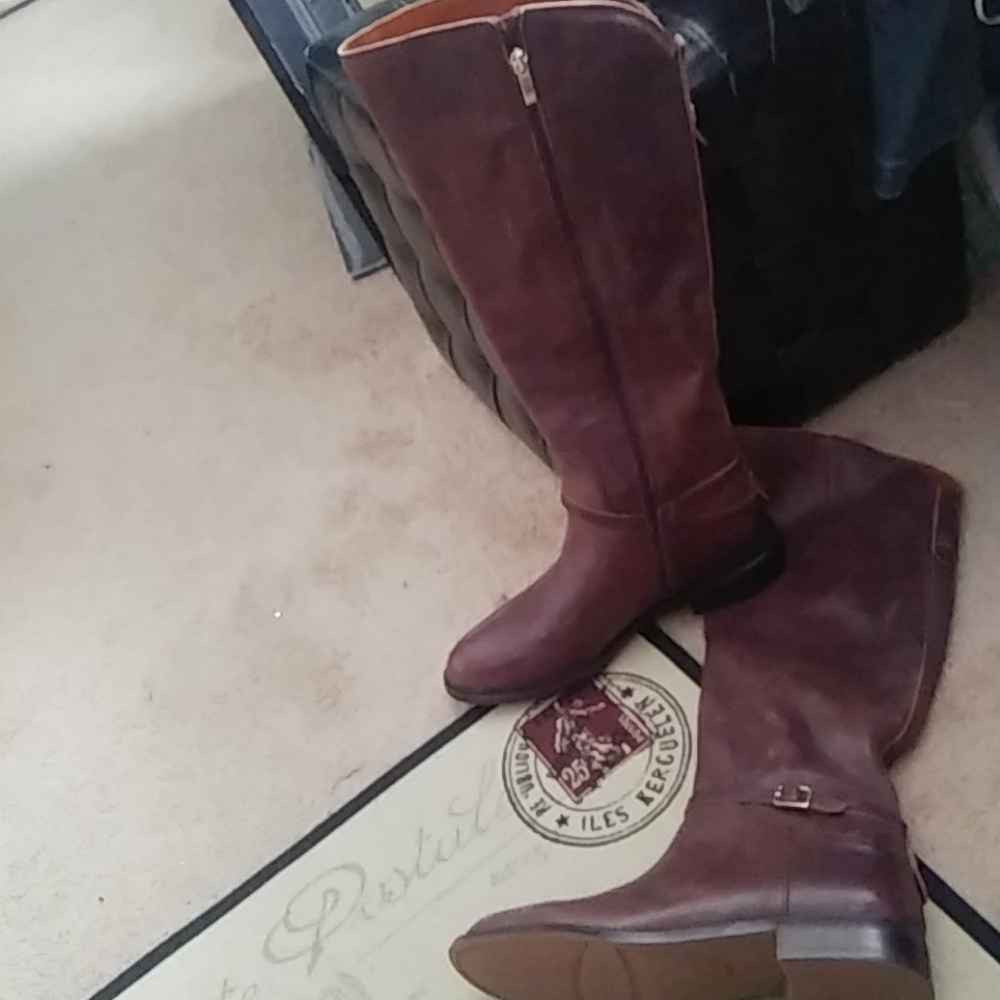 Franco Sarto Leather boots. Sze 11